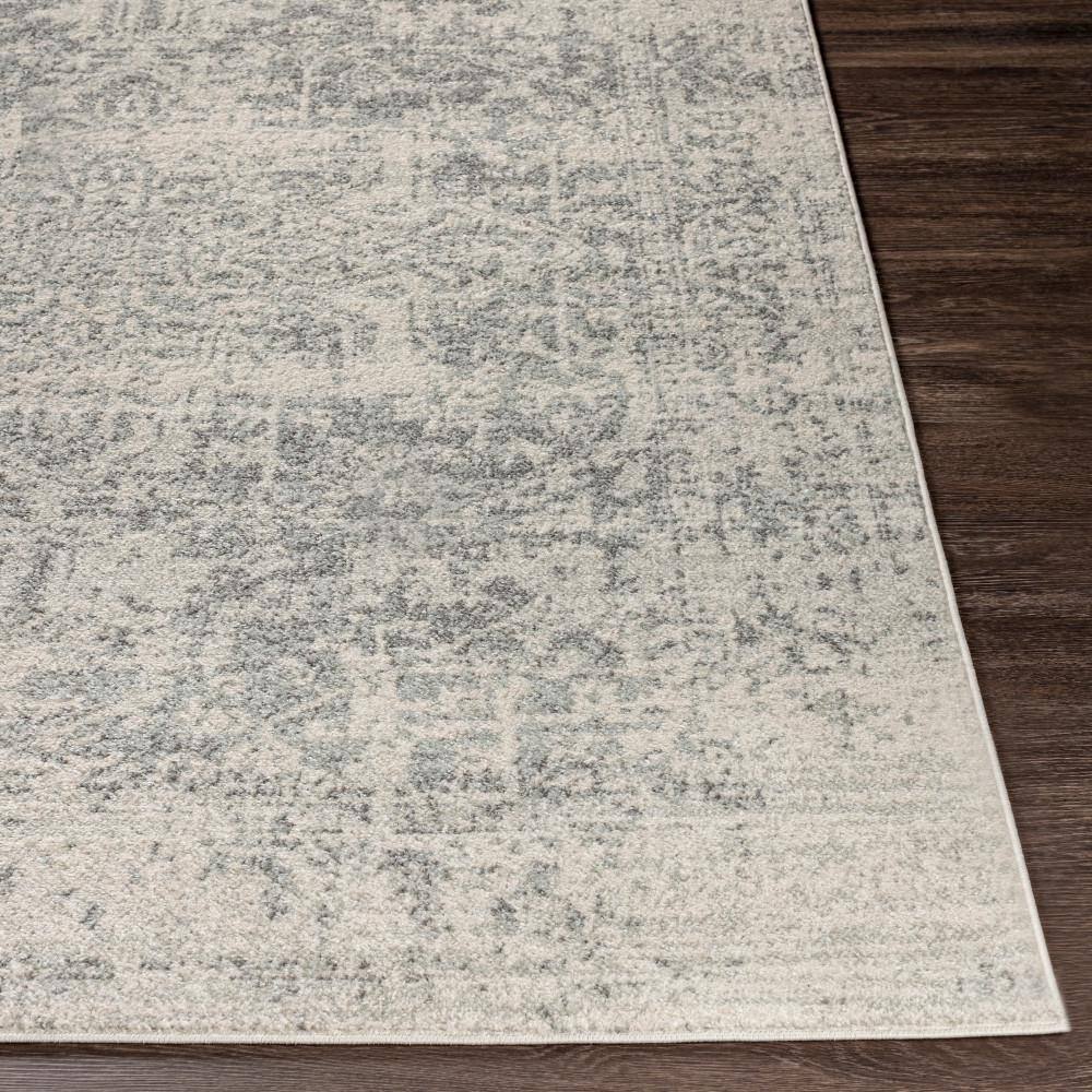 Grayson Elegance Gray Synthetic 5'3" x 7'3" Stain-Resistant Rug