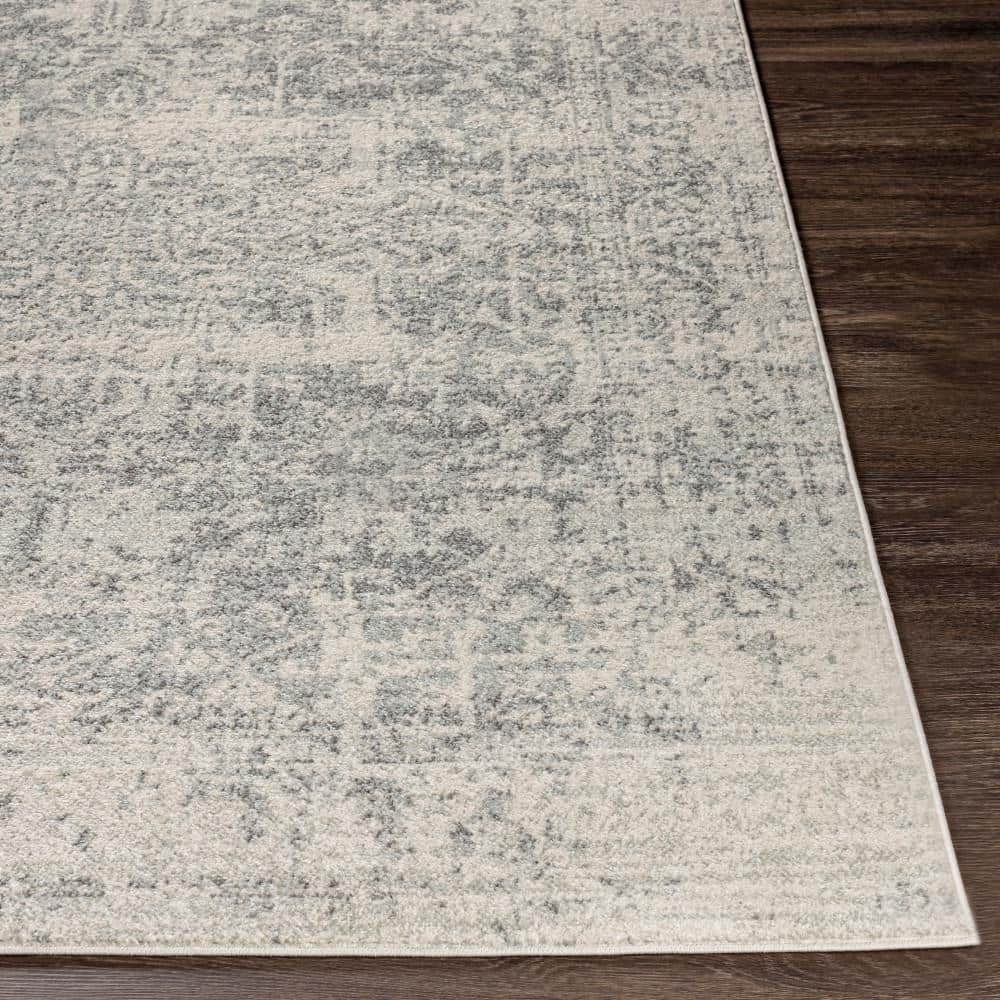 Demeter Gray 12' x 15' Synthetic Easy Care Area Rug