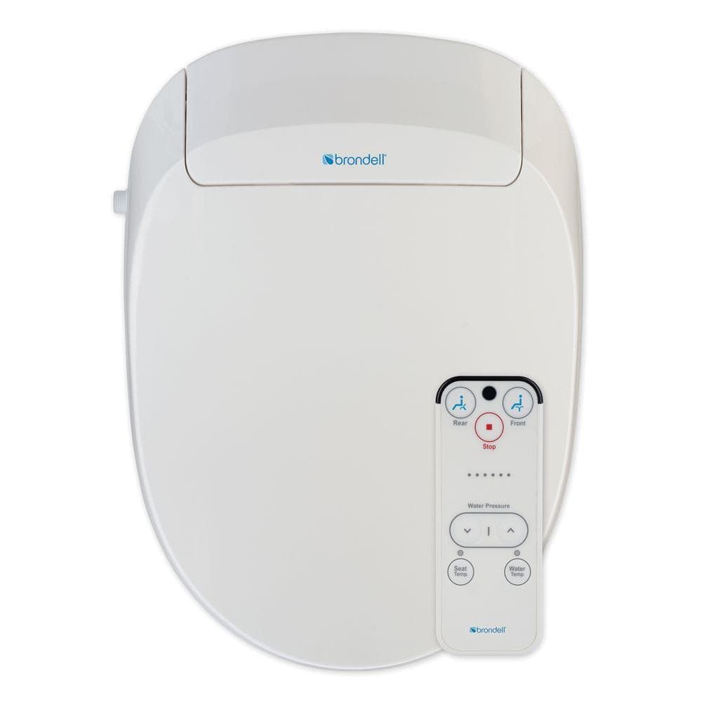 Brondell Swash 300 Advanced Electric Bidet Seat for Elongated Toilet in White -  S300-EW