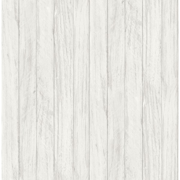 SCOTT LIVING White Brixton Plank Self Adhesive Vinyl Peel and Stick  Wallpaper Roll SLW3746 - The Home Depot