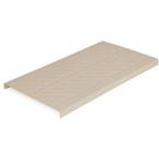 1/2 in. x 5.69 in. x 8 ft. Malibu Tan PVC Decking Board Covers (10-Pack)