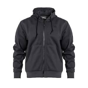 Men's Medium Dark Grey UTW Pro Full-Zip Heated Hoodie with (1) 7.4-Volt Battery and Micro USB Charging Cable
