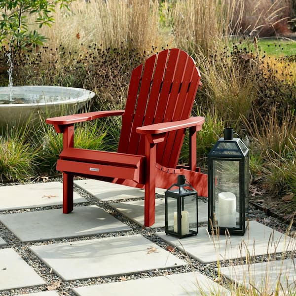 Siavonce TORVA Folding Adirondack Chair, Fire Pit Chair, Patio