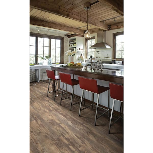 Wisteria Surf 6 Mil x 6 in. W x 48 in. L Water Resistant Glue Down Vinyl Plank Flooring (53.93 sq. ft./ case )