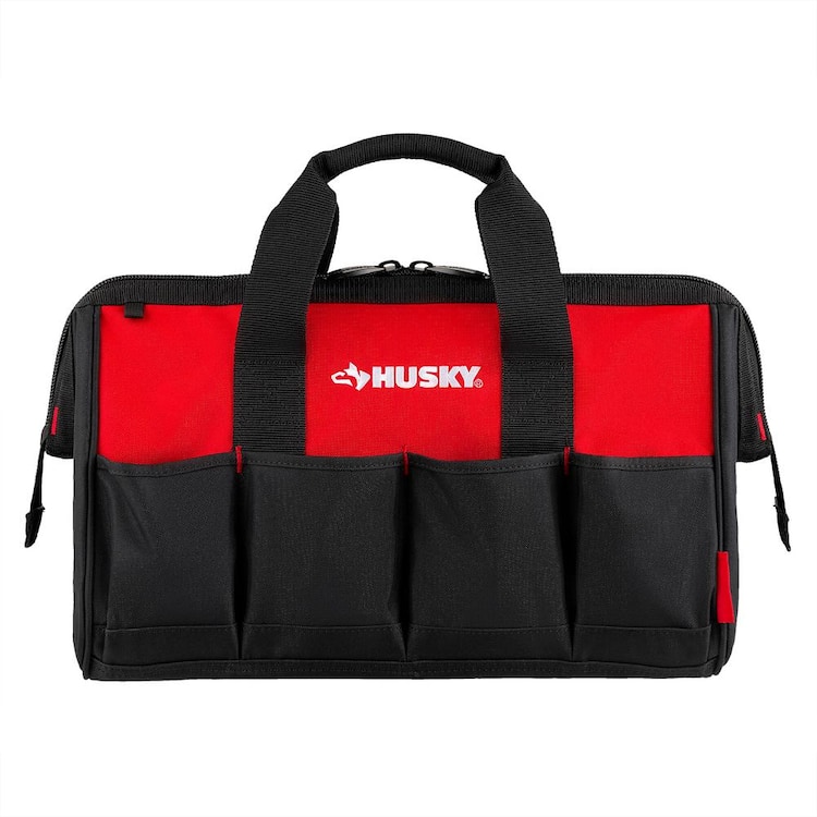 Husky 18 in. 14 Pocket Zippered Tool Bag
