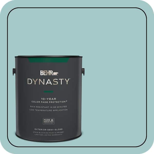 BEHR DYNASTY 1 gal. #PPU13-10 Ocean Boulevard Semi-Gloss Exterior Stain-Blocking Paint & Primer