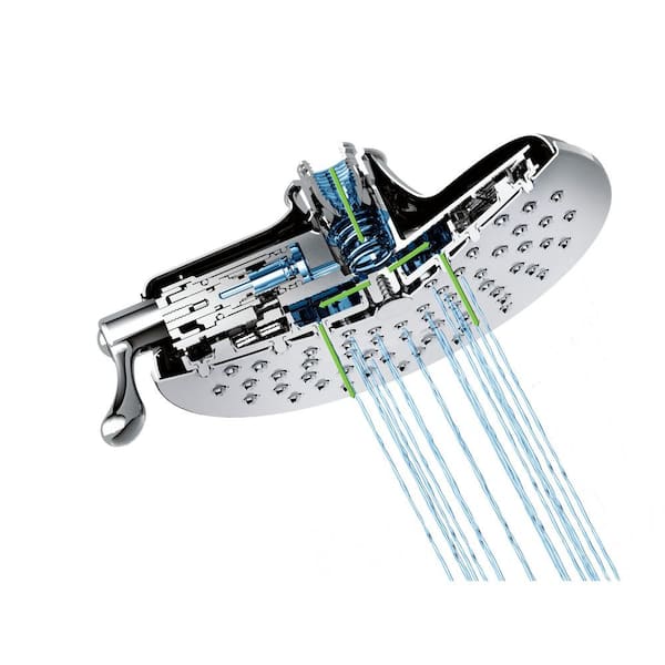 MOEN Velocity 2-Spray 8 deals in. Single Wall Mount Fixed Adjustable Spray Shower Head