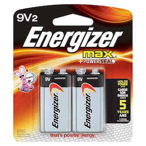 Max Alkaline 9-Volt Batteries (2-Pack)