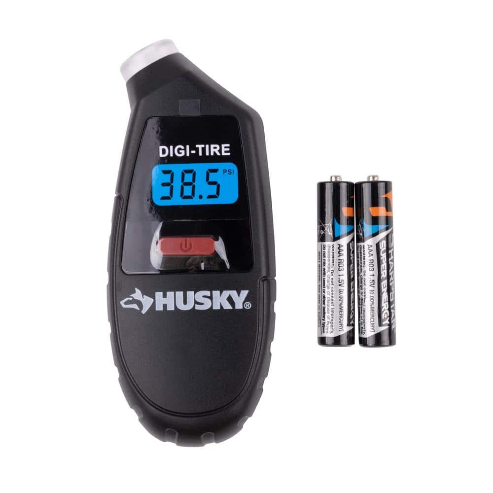 Husky 4 in. Digital Tire Pressure Gauge HKATA091048 The Home Depot