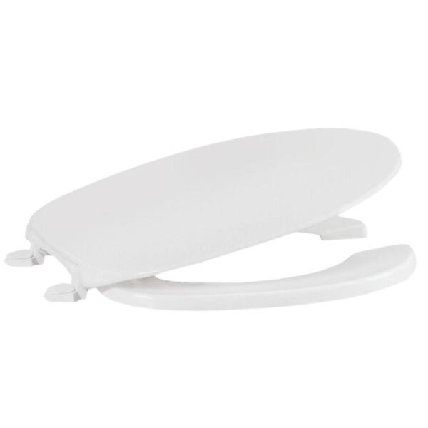 CENTOCO 220001 Round Open Front Toilet Seat in White DS220001 The