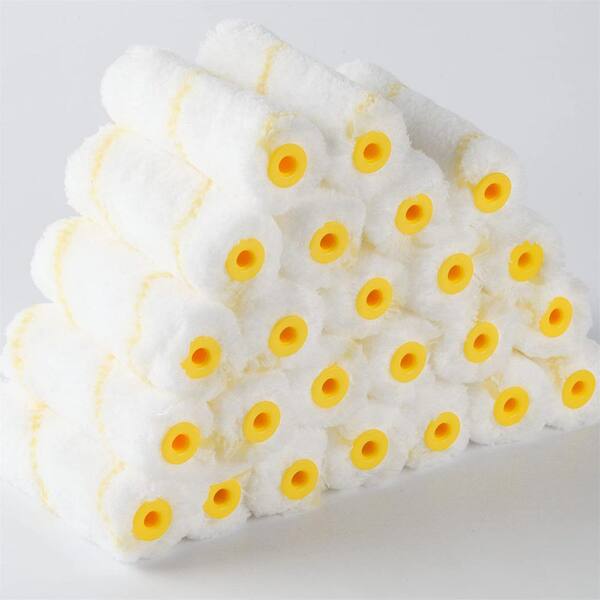 Dracelo 4 in. x 1/2 in. Microfiber Paint Roller Covers (24-Pack )