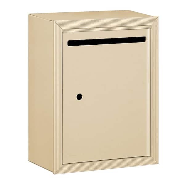 Salsbury Industries 2240 Series Sandstone Standard Surface-Mounted USPS Letter Box