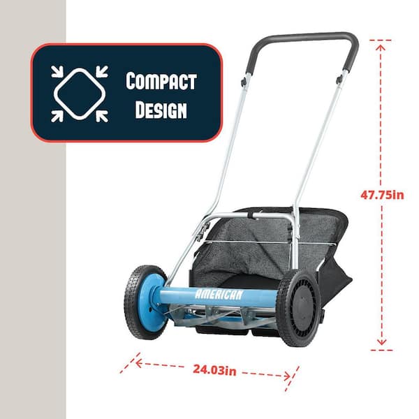 American Lawn Mower Company 18 in. Manual Walk Behind Reel Lawn Mower
