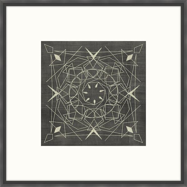 Melissa Van Hise 28 in. x 28 in. "Geometric Tile VII" Framed Giclee Print Wall Art