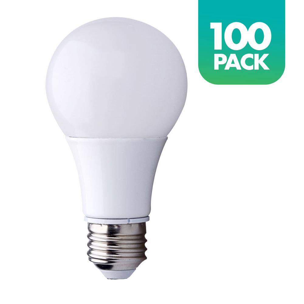 60-Watt Equivalent A19 LED Light Bulb, 2700K Soft White, 100-pack -  Simply Conserve, LH09A1927K15C10