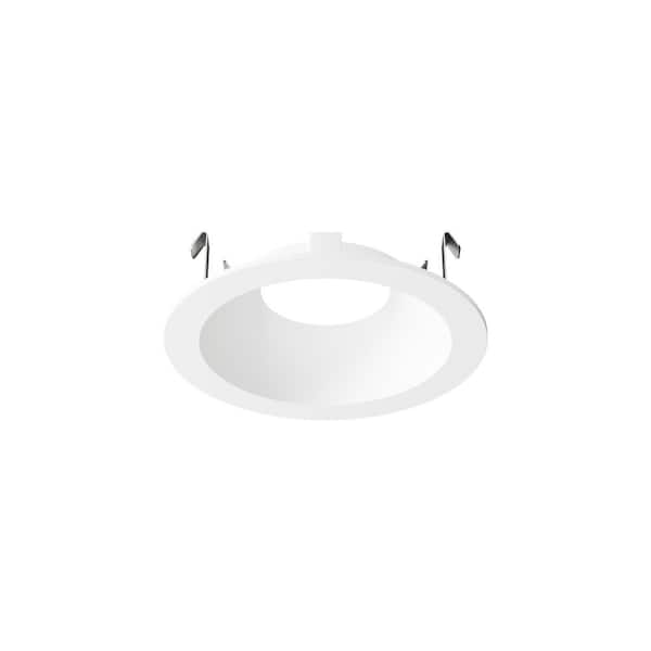 LUSA 4 in. White Recessed Light Round Trim (24-Pack)-for LED Module