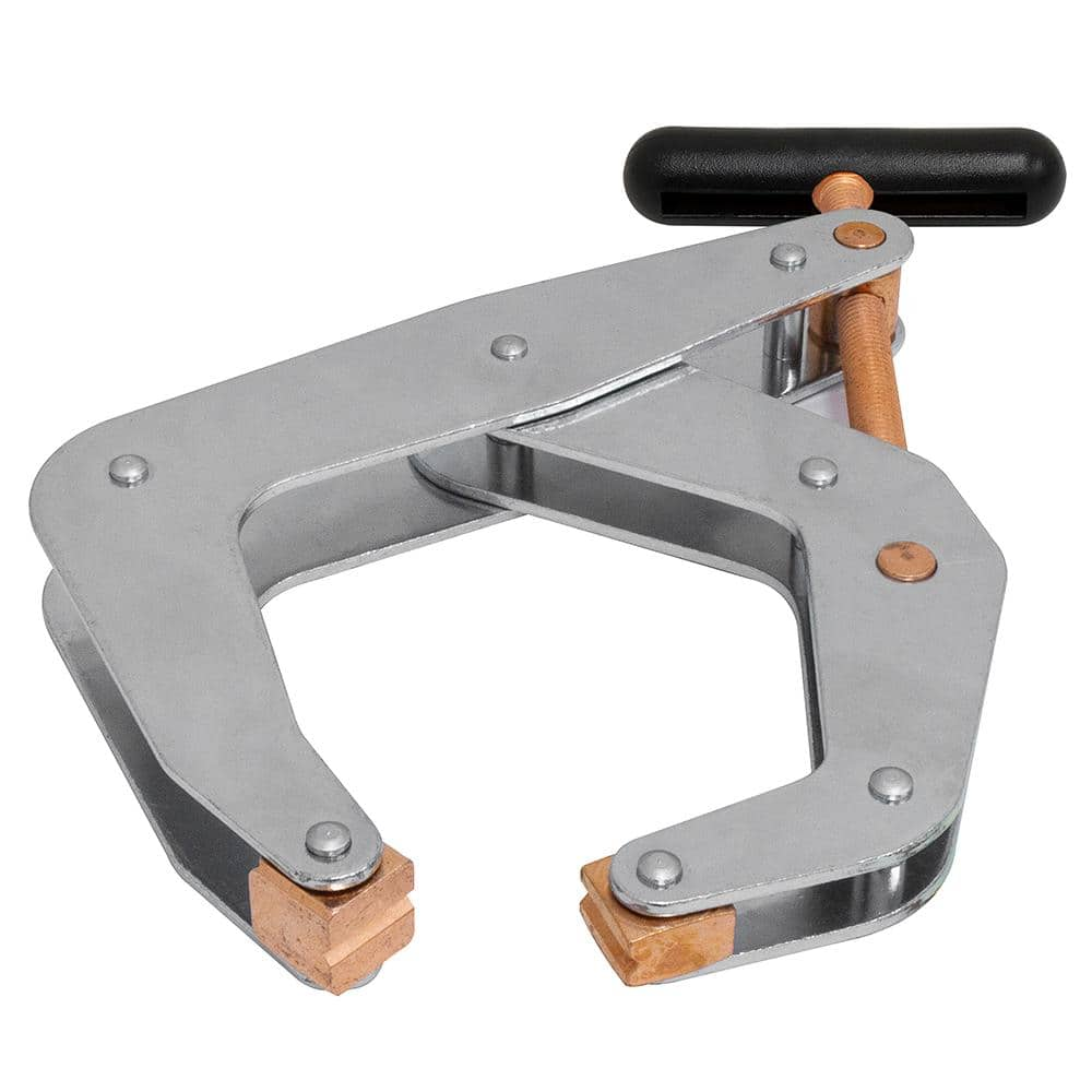 Kant Twist 6 In Jaw Opening Deep Reach Weaver Grip T Handle Cantilever Clamp K060tdw The Home