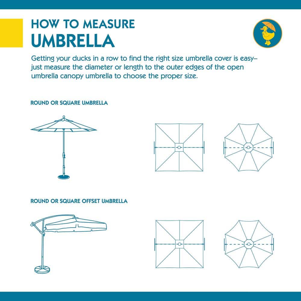 Gray Waterproof Patio Offset Umbrella Cover with Installation Pole