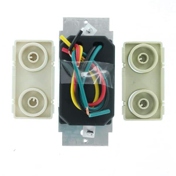 Leviton 1.5 Amp 300-Watt Decora Single Pole Rotary Dimmer and Fan Speed Control, White/ Ivory/ Light Almond Leviton 1.5 Amp 300-Watt Decora Single Pole Rotary Dimmer and Fan Speed Control, White/ Ivory/ Light Almond