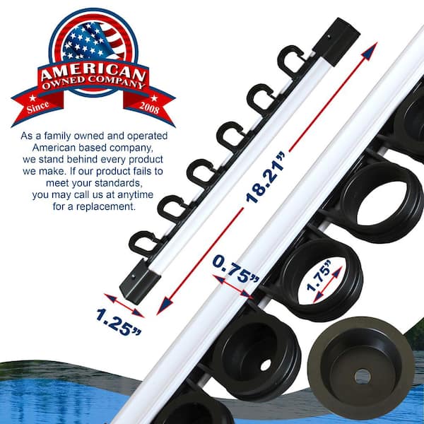 Rubber Fishing Rod Holder Jammed Clip Supply Rack Pole Fastener DIY Fishing  Pole Holder Flexible Gear for Outdoor 