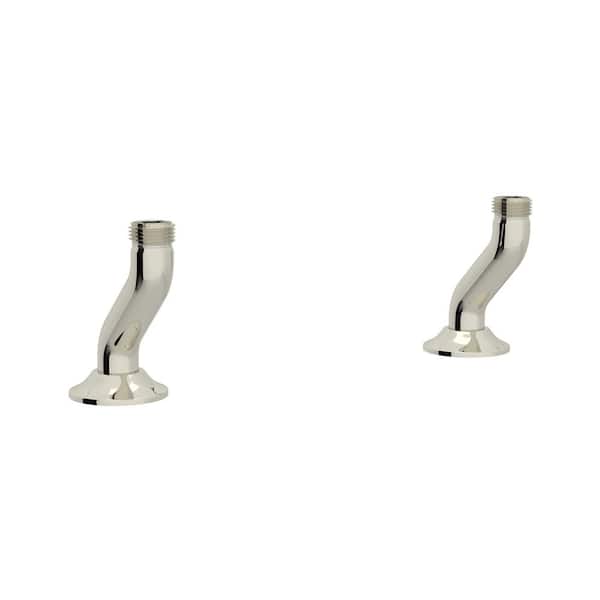 Kitchen, 0.0375 in. FPT x 0.0375 in. Brass Female Thread Pipe Deck Union in Polished Nickel