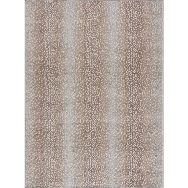 HAUTELOOM Pointblank Gray/Ivory/Light Slate 8 ft. x 10 ft. Area Rug