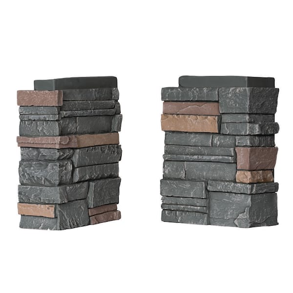 Polyurethane Faux Stacked Stone Corners -Yosemite Hike