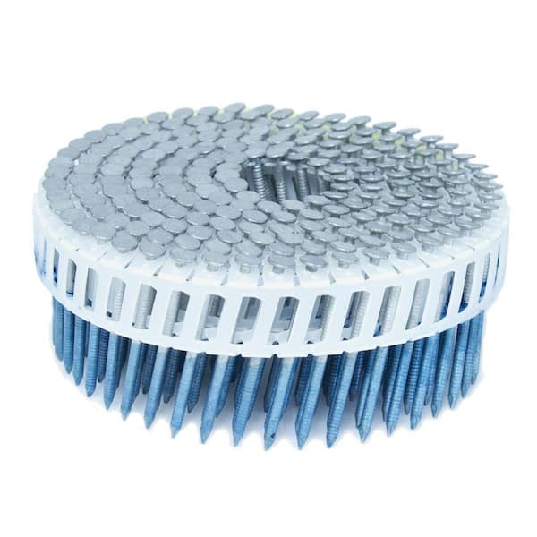 FASCO 1.75 in. x 0.092 in. 15-Degree Ring Hot Dip Plastic Sheet Coil Siding Nail 3,200 per Box