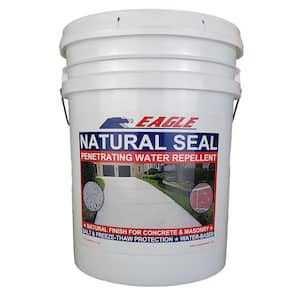 5 Gal. Natural Seal Penetrating Clear Water-Based Concrete and Masonry Water Repellant Sealer and Salt Repellant