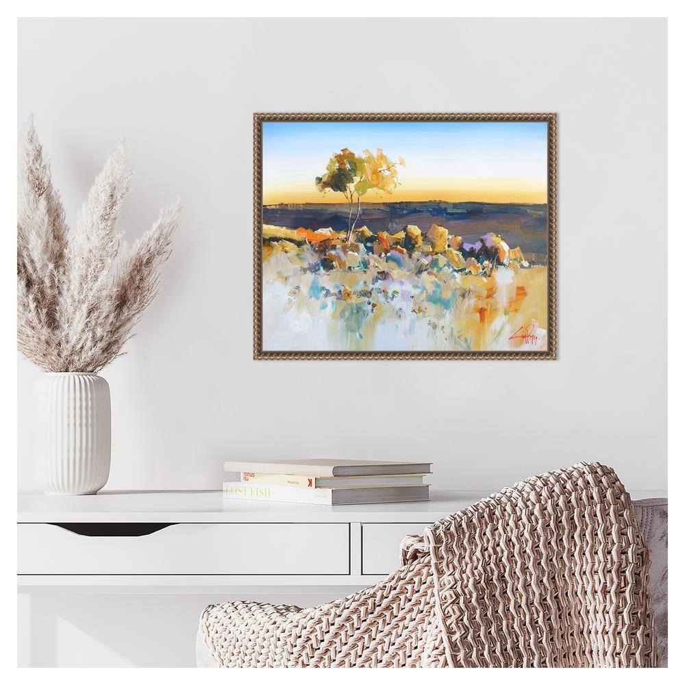 Amanti Art Silverton View Trees by Craig Trewin Penny Canvas Wall Art Print Framed 20 x 16-in.