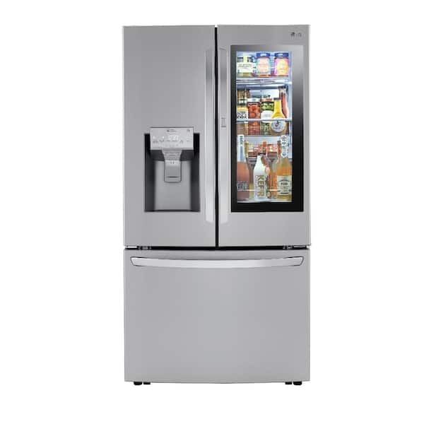 LG Electronics 29.7 cu. ft. Smart French Door Refrigerator, InstaView Door-In-Door, Dual Ice w/ Craft Ice in PrintProof Stainless Steel