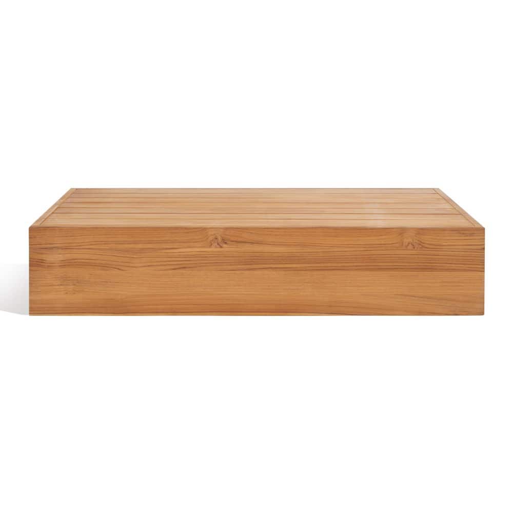 Kauai Rectangle Natural Wood Outdoor Coffee Table price history on PriceWatchPro