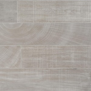 Montgomery Gray 8 in. x 48 in. Matte Porcelain Wood Look Floor and Wall Tile (15.49 sq. ft./Case)