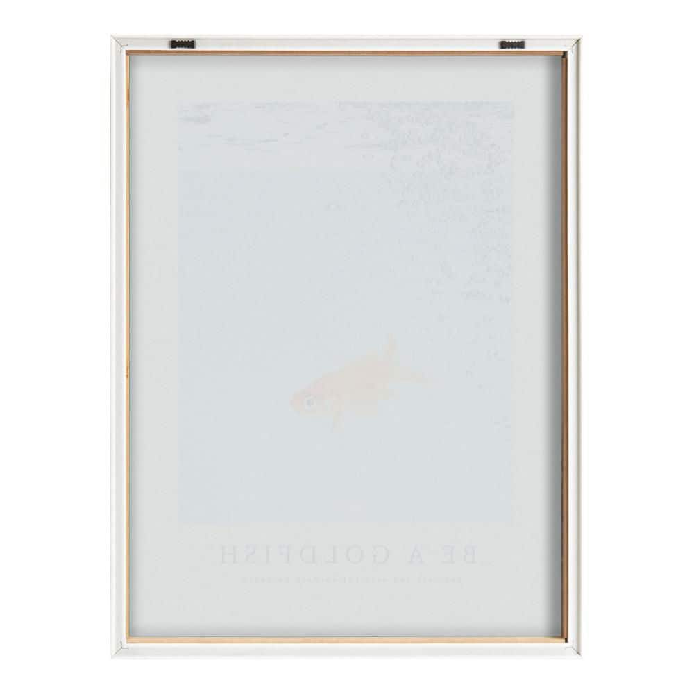 Be A Goldfish Motivational Glass Framed Wall Art