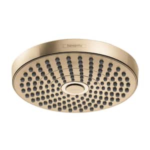 Croma Select S 2-Spray 7 in. Fixed Showerhead in Brushed Bronze