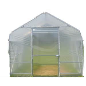 Superior 10 ft. x 6 ft. x 9 ft. Poly Silver Greenhouse