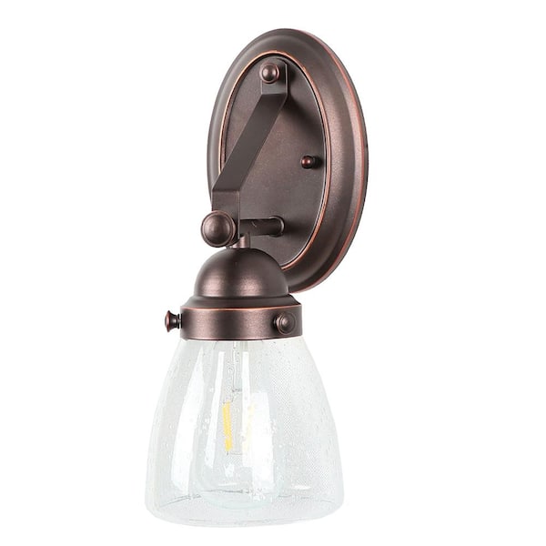 Unbranded Kayla 6.25 in. 1-Light Brown Vanity Light