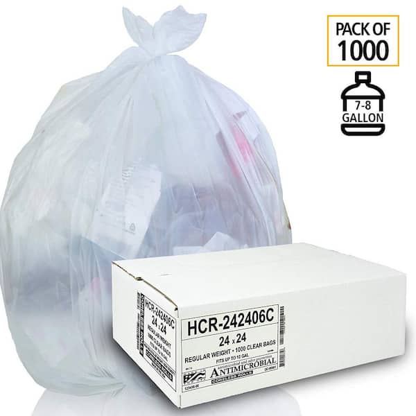 Aluf Plastics HCR-242406C High Density Can Liner, 24 x 24
