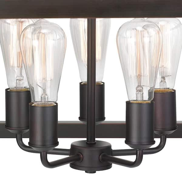 Hampton Bay Boswell Quarter 4-Light Vintage Brass Vanity Light with Black  Distressed Wood Accents 7980HDCVBDI - The Home Depot