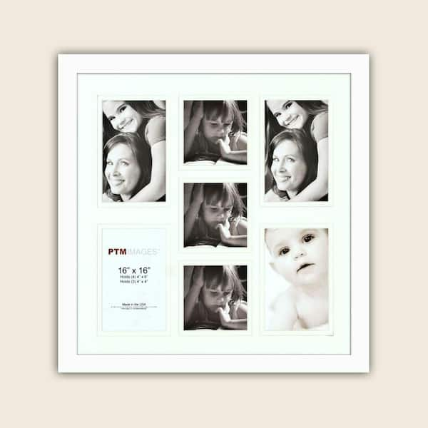 Multi Photo Picture Frame to hold 3 4 x 6 Photos in a Black