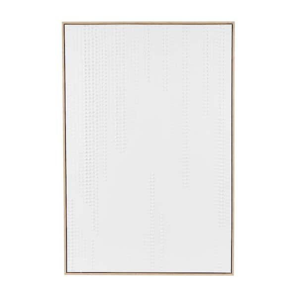 Litton Lane 1-Panel Abstract Dimensional Framed Wall Art Print 49 in. W. x 33 in.