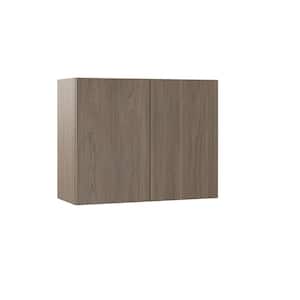 Designer Series Edgeley Assembled 30x24x12 in. Wall Kitchen Cabinet in Driftwood