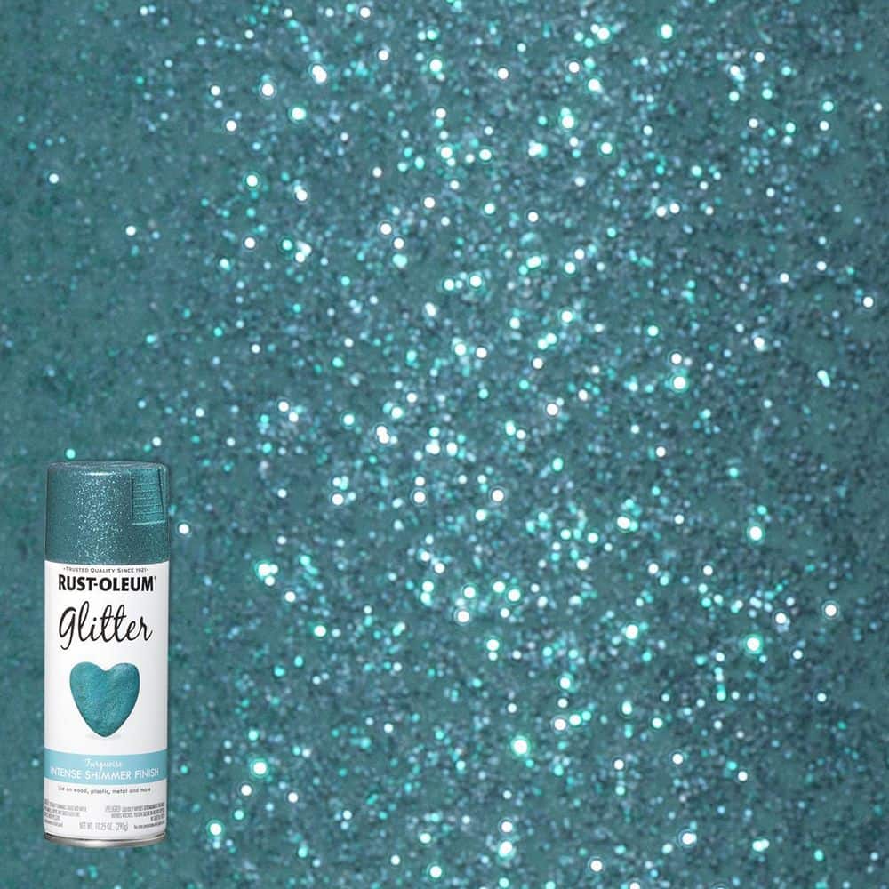 Reviews for Rust-Oleum Specialty 10.25 oz. Turquoise Glitter Spray