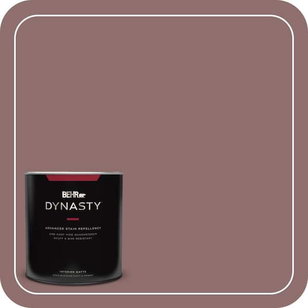 BEHR DYNASTY 1 Qt. #MQ1-47 Touch of Class One-Coat Hide Matte Interior Stain-Blocking Paint & Primer