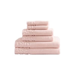 Marilyn 6-Piece Blush Pink Terry Towel Set