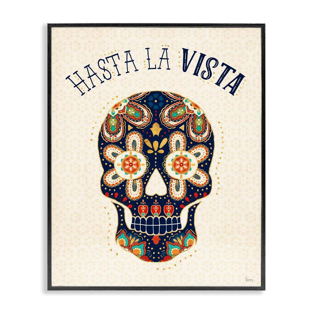 See You Later Skull by Veronique Charron Black Framed Typography Giclee Art Print 14 in. x 11 in. price history on PriceWatchPro