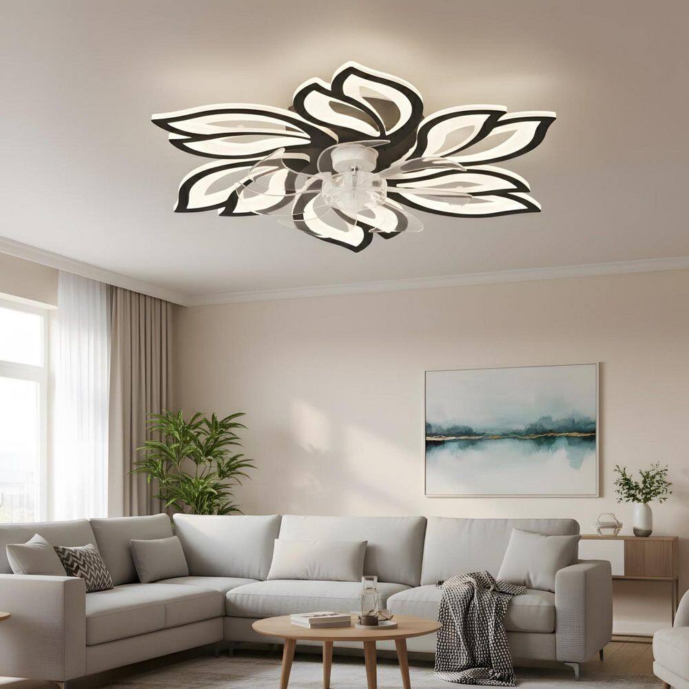 Light Pro 26 in. LED Indoor Black Ceiling Fan with Remote Control, Dimmable LED price history on PriceWatchPro