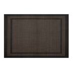 EveryTable Double Border Brown and Bronze Placemat (Set of 12)
