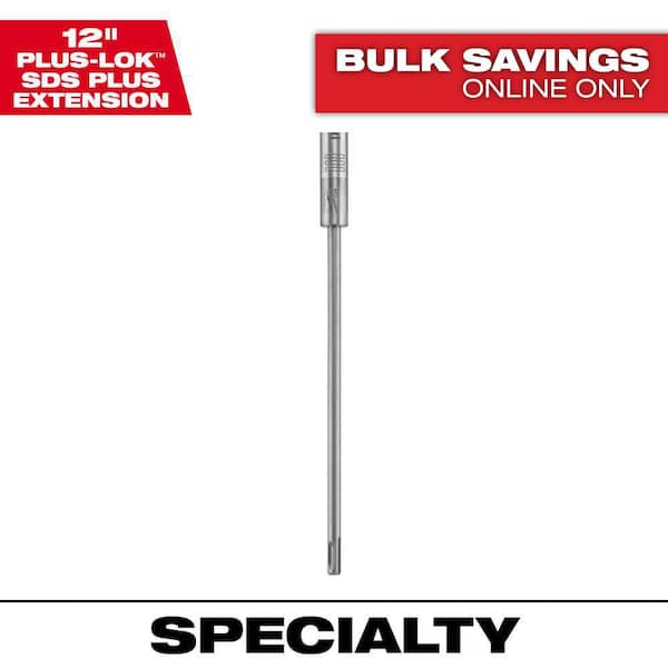 Milwaukee PLUSLOK 12 in. SDS-PLUS Carbide Bit Extension