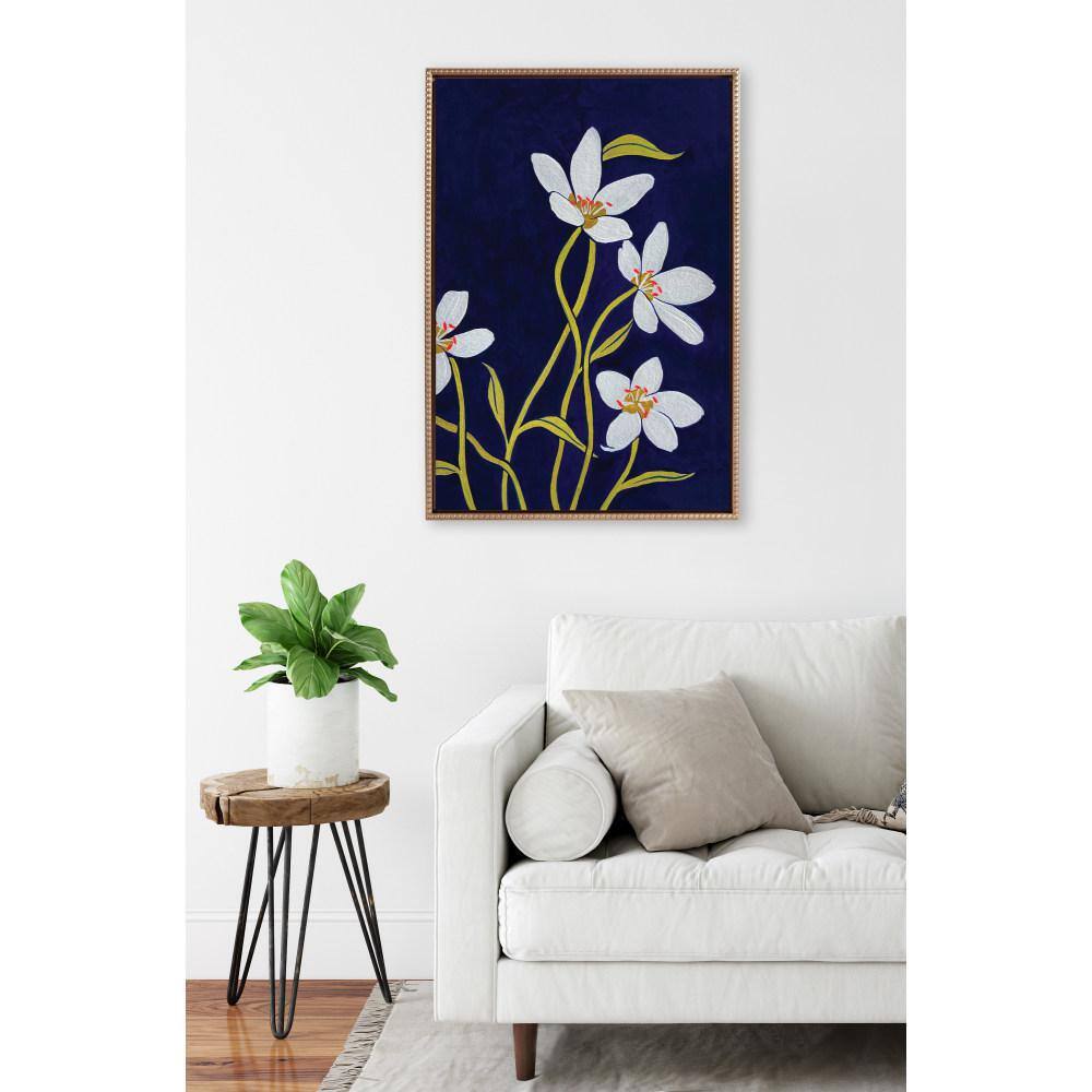 Spring Beauties Gold Framed Canvas Print, 23" x 33"